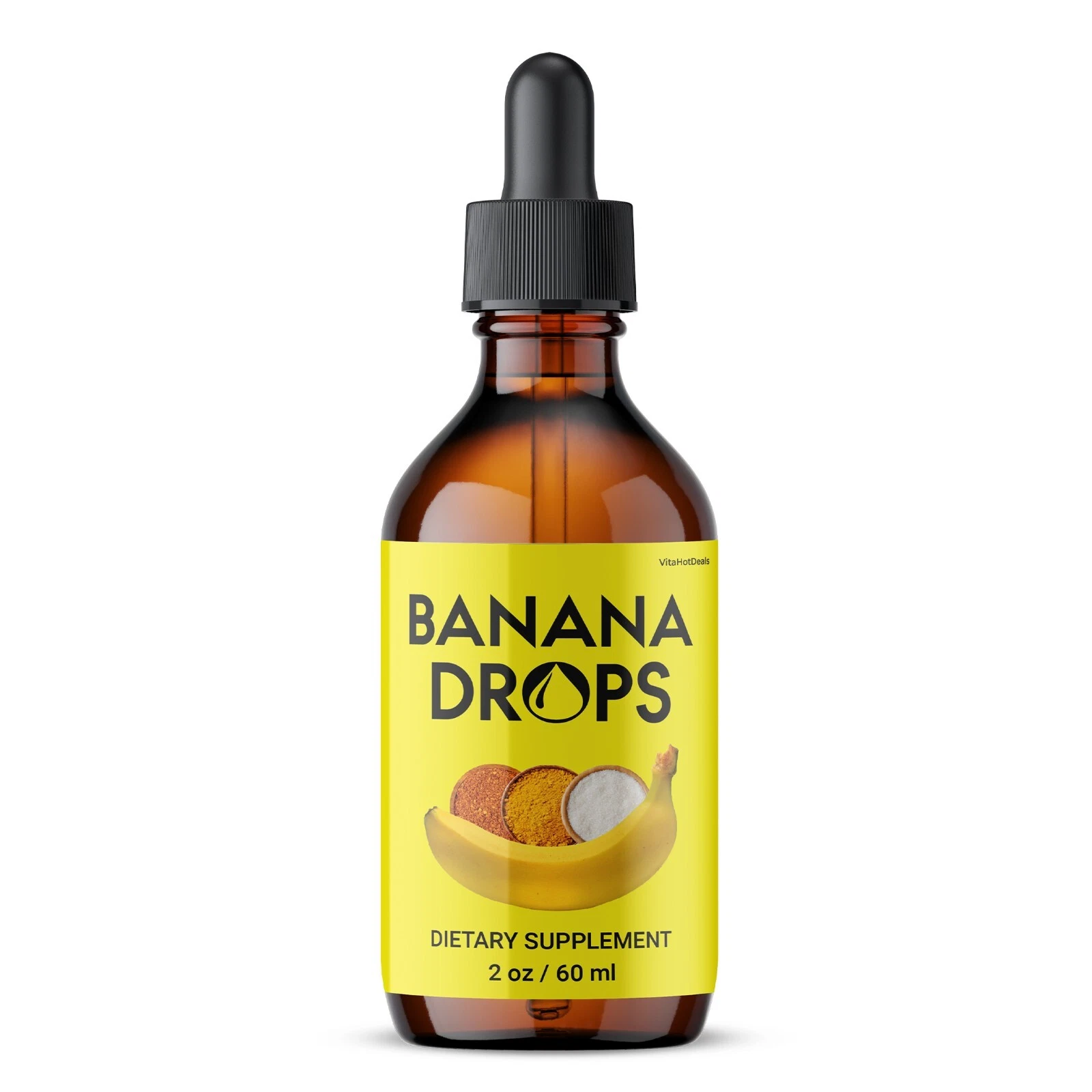Banana Drops Advanced High Potency Formula, Liquid Supplement (1 Pack)