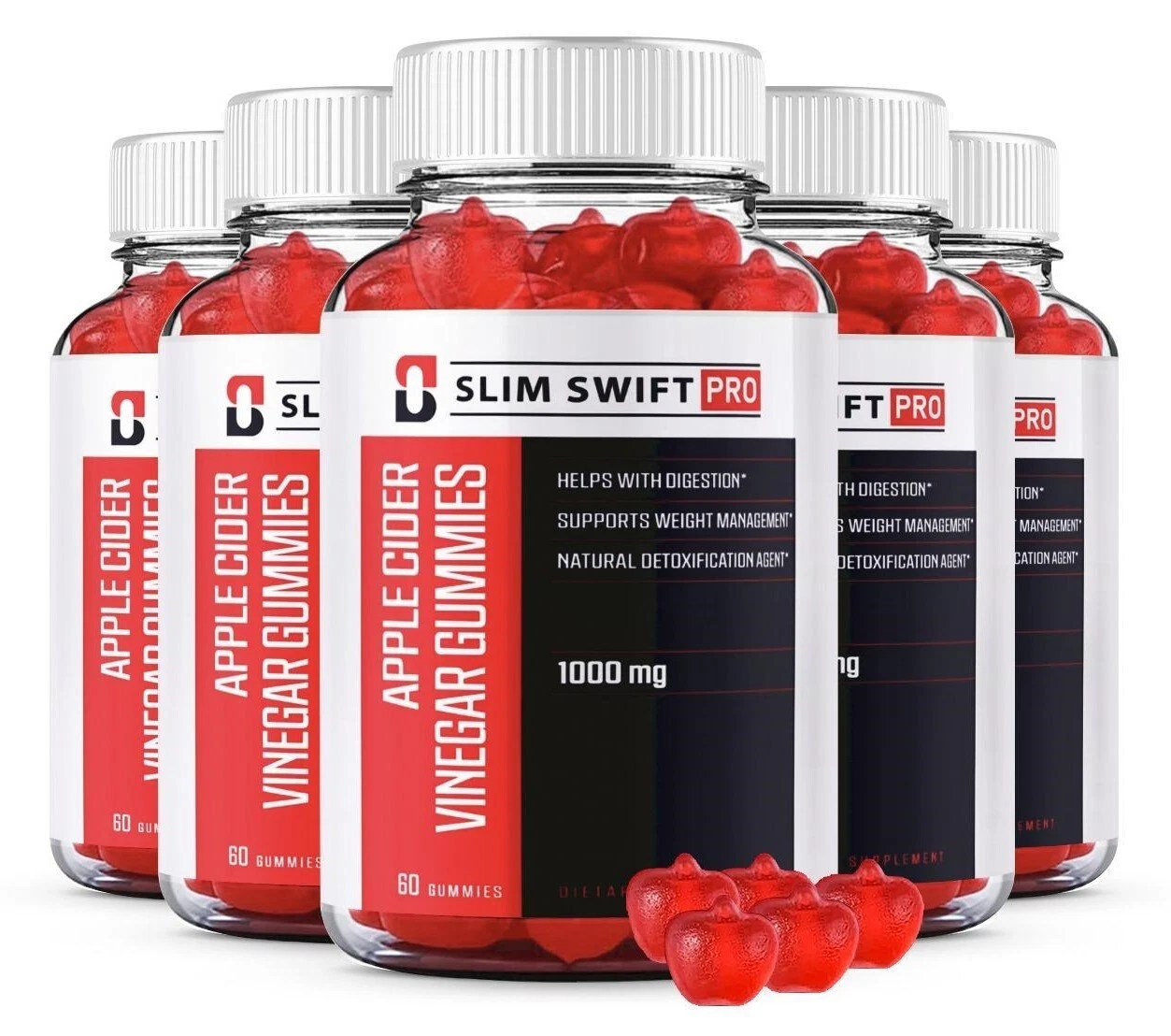 Slim Swift Keto ACV Gummies - Support Body Balance and Wellness (5 Pack)