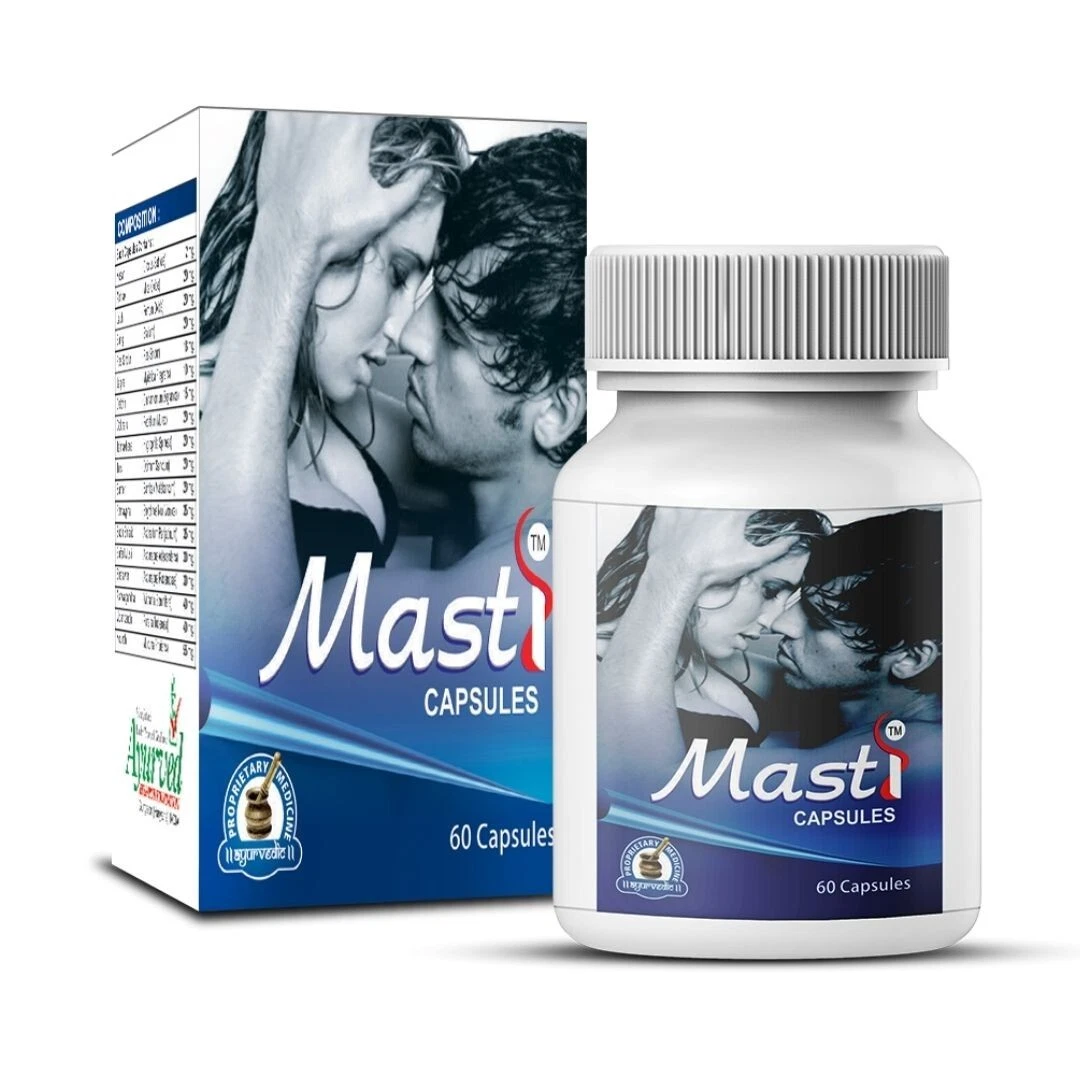 Masti Capsules Herbal PE Support Supplement for Mens Vitality Stamina & Wellness