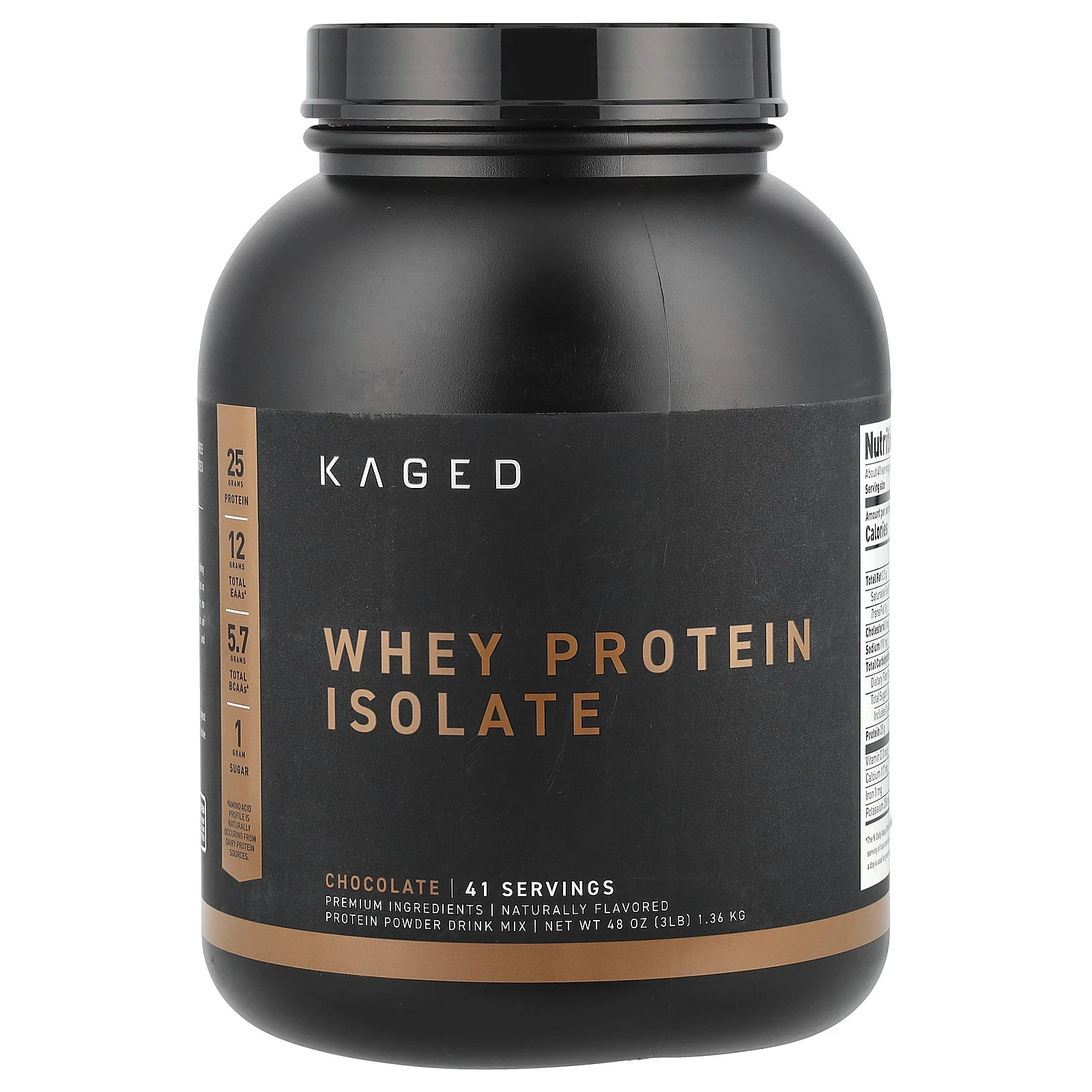 Whey Protein Isolate, Chocolate, 3 lb (1.36 kg)