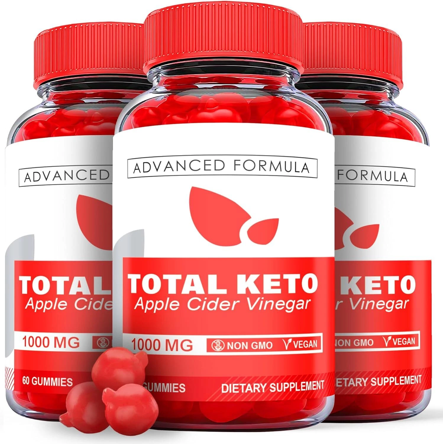Total Keto Gummies - Total ACV Keto Gummys For Weight Loss ORIGINAL - 3 Pack