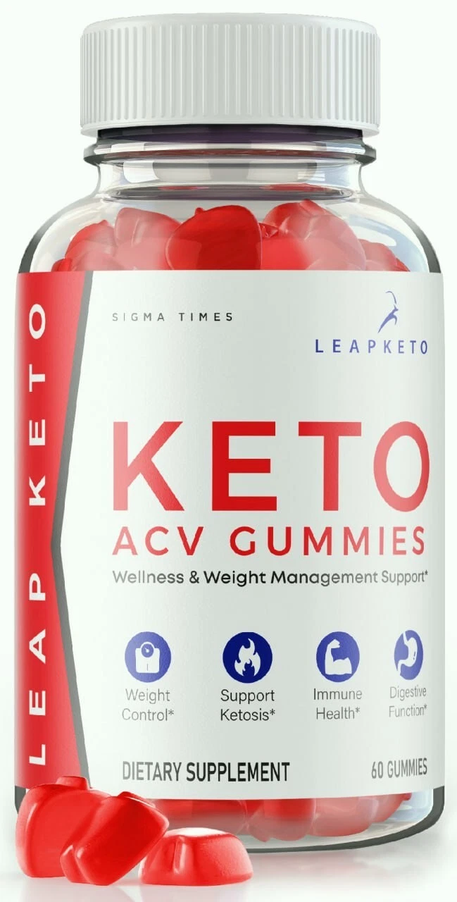 LeapKeto Gummies, Leap Keto ACV Advanced Weight Loss Gummy for Energy 60ct