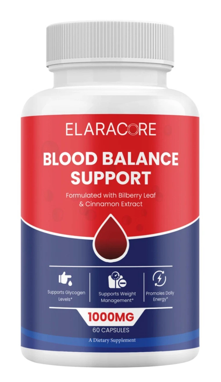(1 Pack) Elaracore Glycogen Capsules, Elaracore Advanced Blood Support Capsules