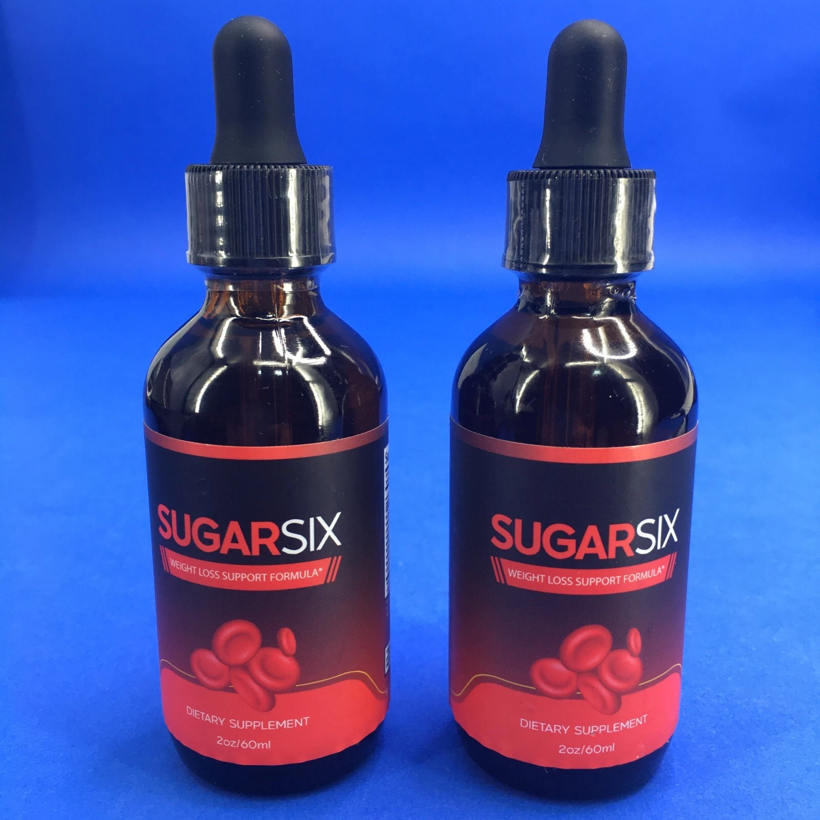 Sugar Six Weight Loss Support Formula 2 oz (Lot of 2)