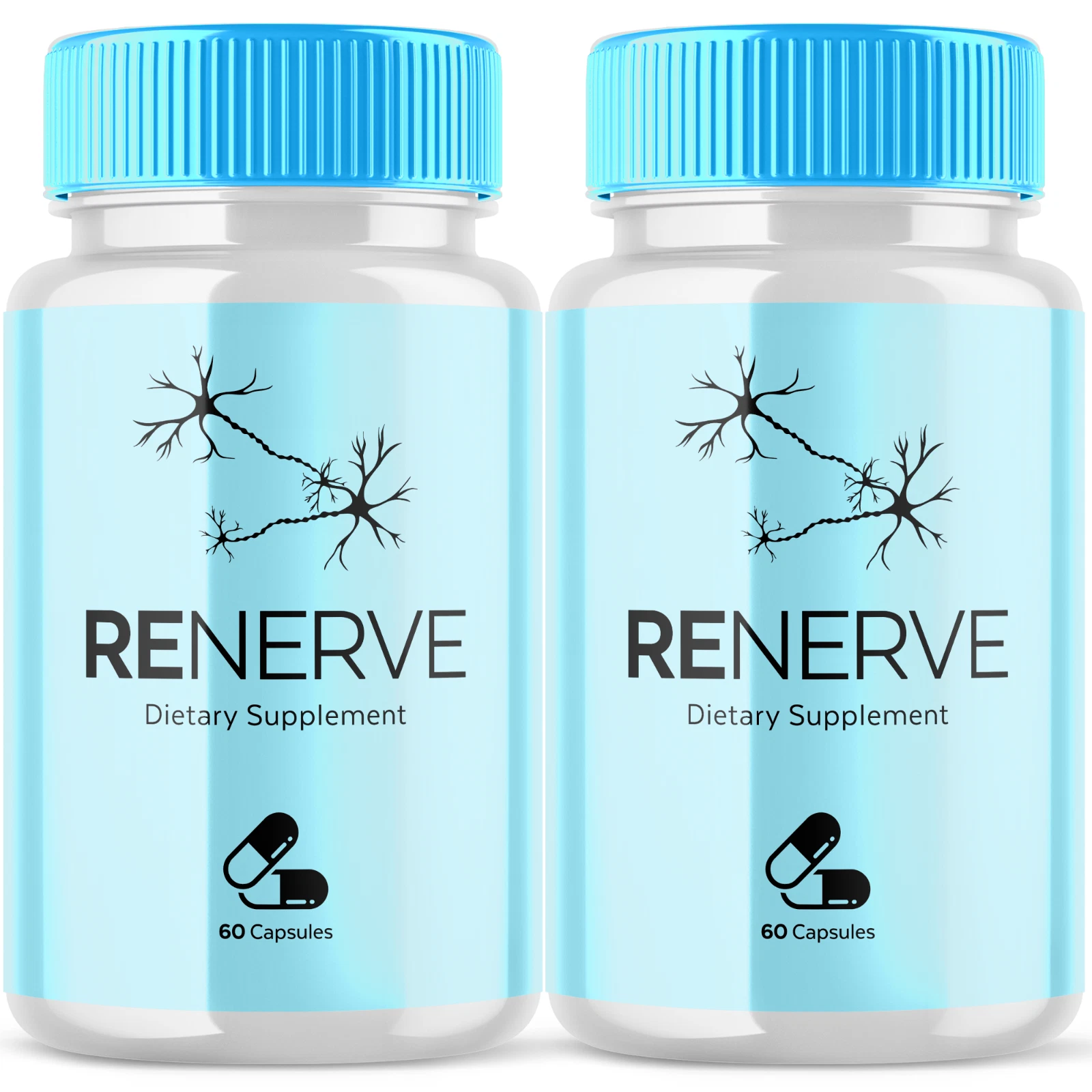Renerve Advanced Nerve Support Formula Maximum Strength Vitamin 120 Capsules