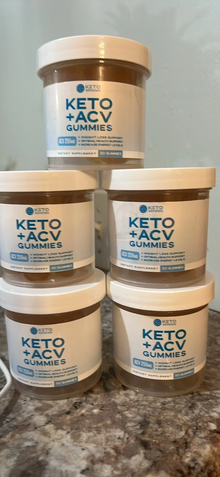 keto acv gummies. Lot Of Five.5.￼ new unopened dietary supplement weight loss