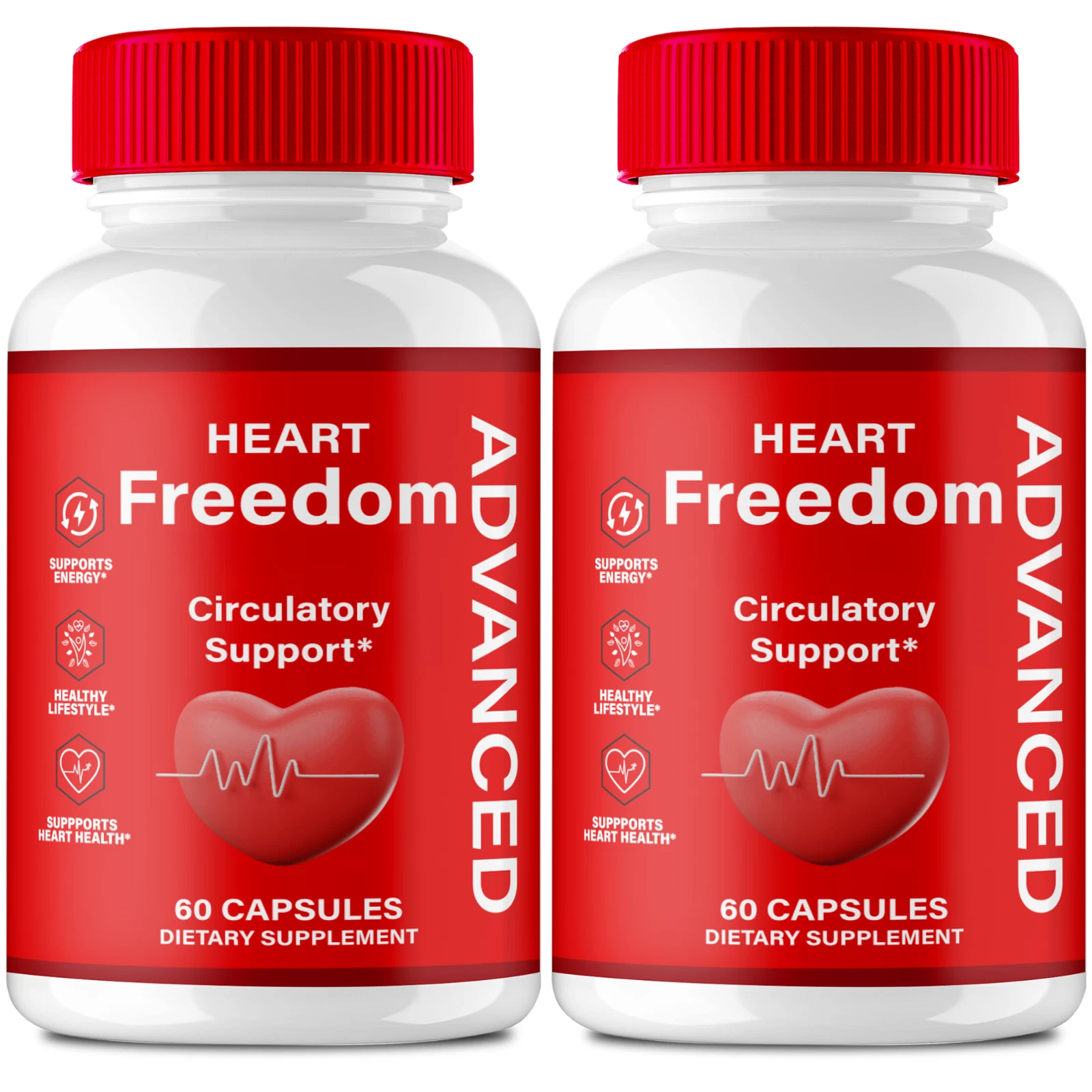 (2 Pack) Heart Freedom Blood Sugar Pills, HeartFreedom Heart Health Capsules