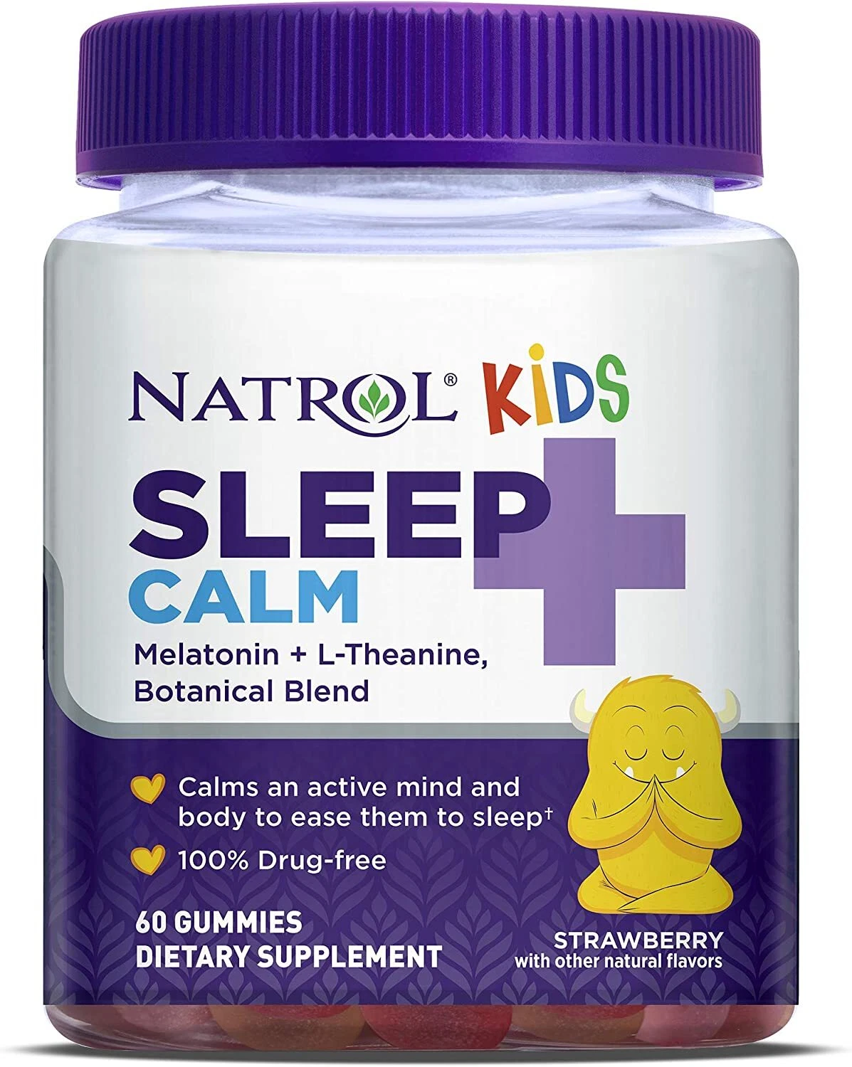 Natrol Kids Melatonin Sleep Aid Gummy, Fall Asleep Faster, 100% Drug-Free Sleep