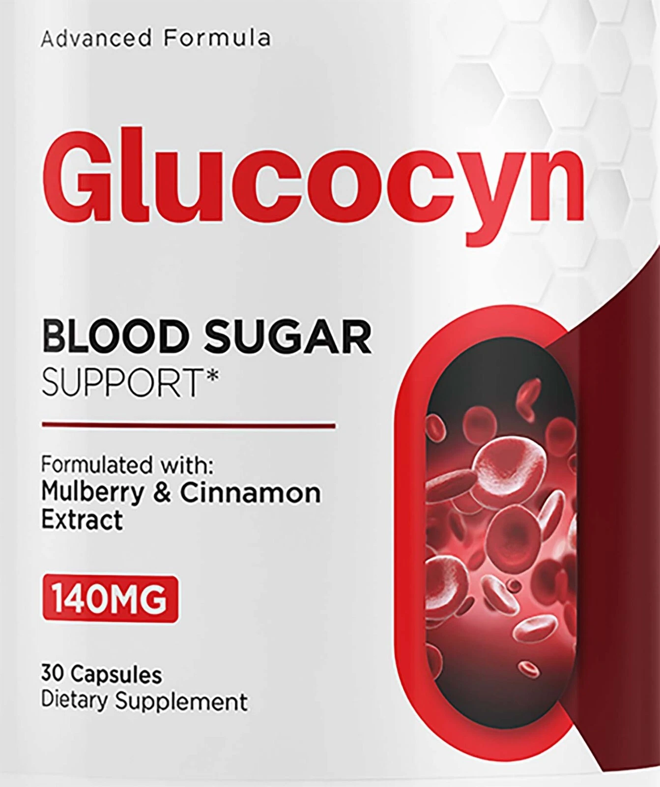 Glucocyn Blood Health Support Supplement Advanced Formula 30 Capsules