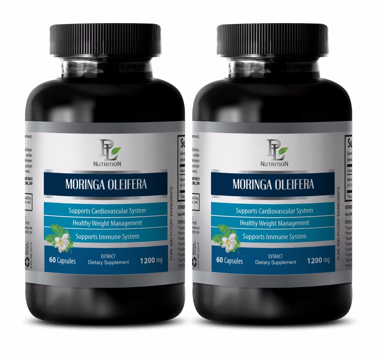 Organic India Moringa MORINGA OLEIFERA EXTRACT Healthy Weight Management 2B