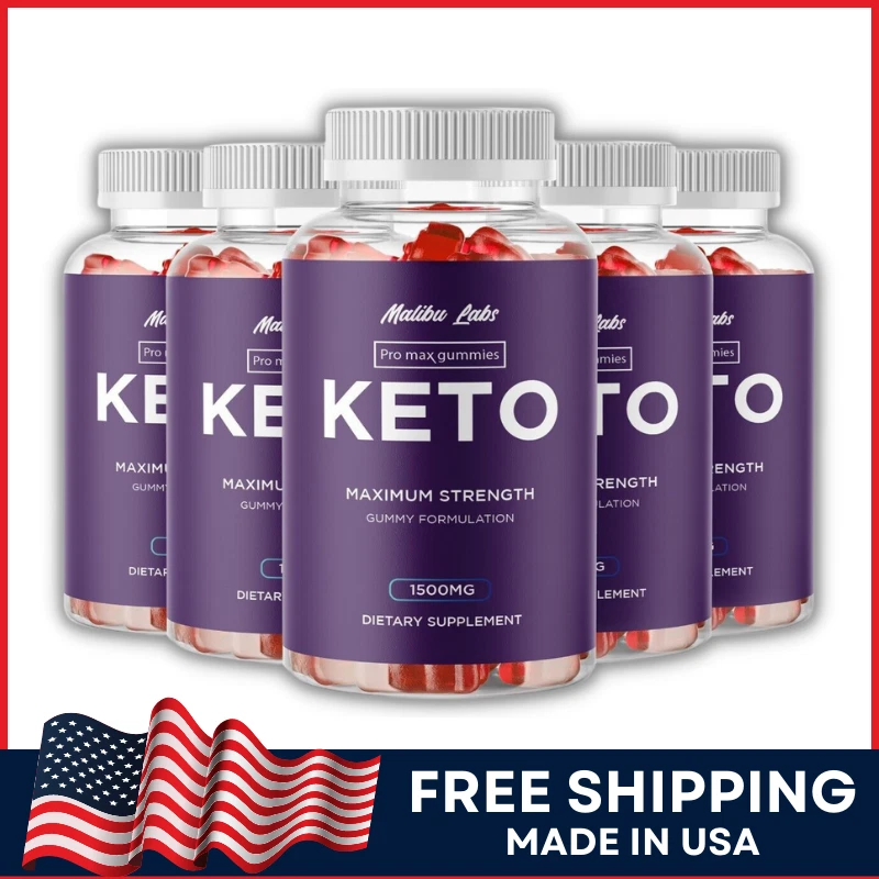 Pro Max Keto Maximum Strength Gummies 1500mg ACV Weight Loss Ketosis Gummy 5-Pck