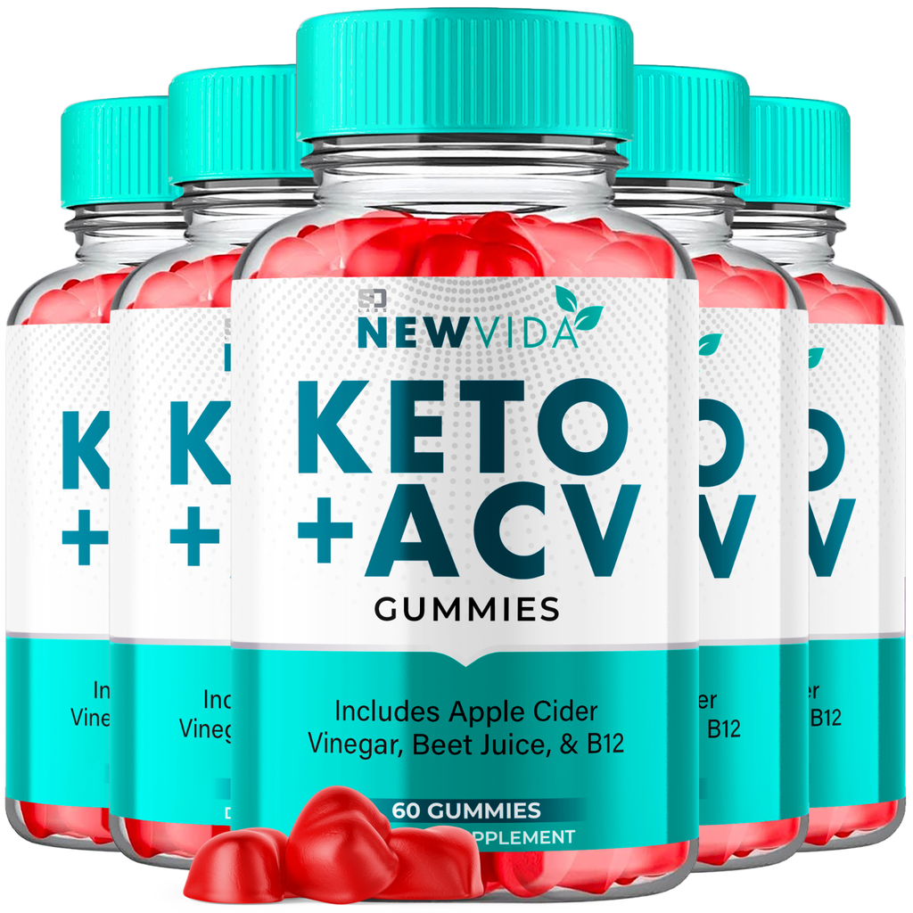 New Vida Keto, New Vida Keto ACV Weight Loss & Fat Burn Gummies (5 Pack)