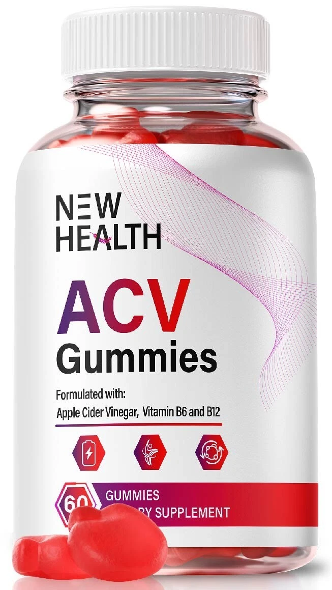 New Health Advanced ACV Gummies to Support Weight Loss 60ct