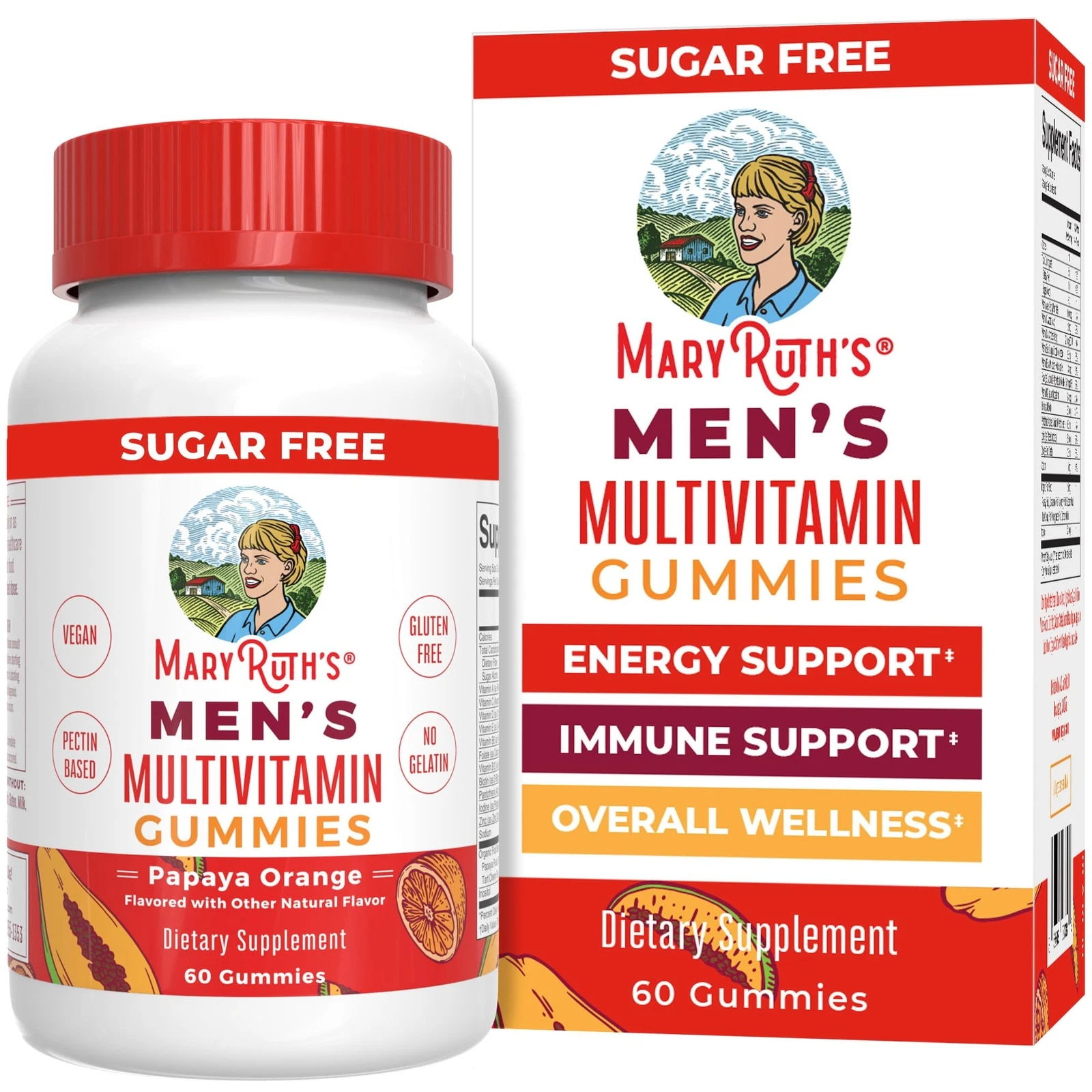 MaryRuth Organics Men's Multivitamin Gummies | Vegan Vitamins for Immune Support