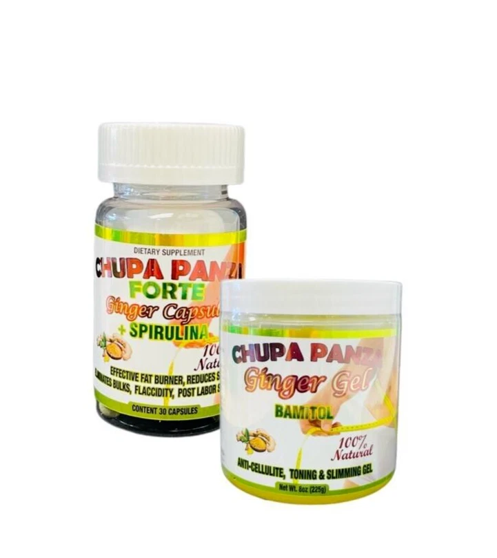 CHUPA PANZA 8OZ GEL AND FORTE 30 CAPSULES
