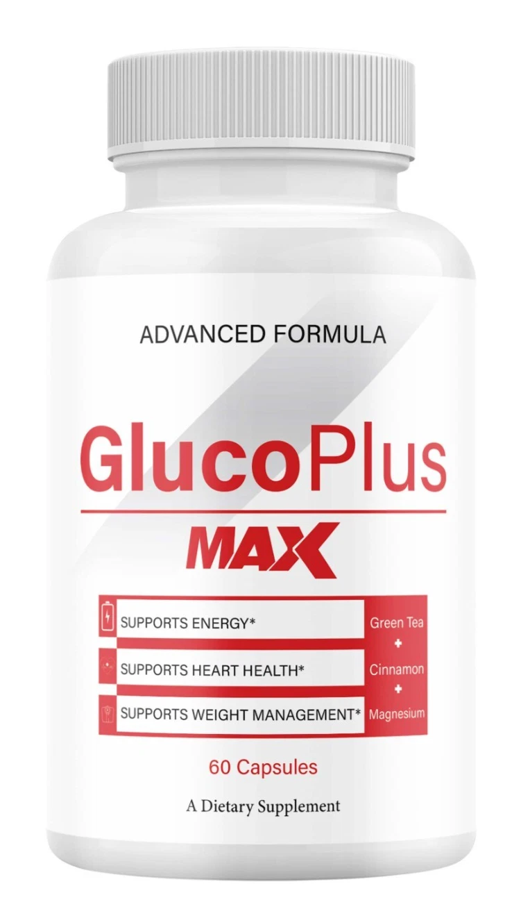 GlucoPlus Blood Optimizer Capsules, Max Strengtht, Gluco Plus Pills (1 Pack)