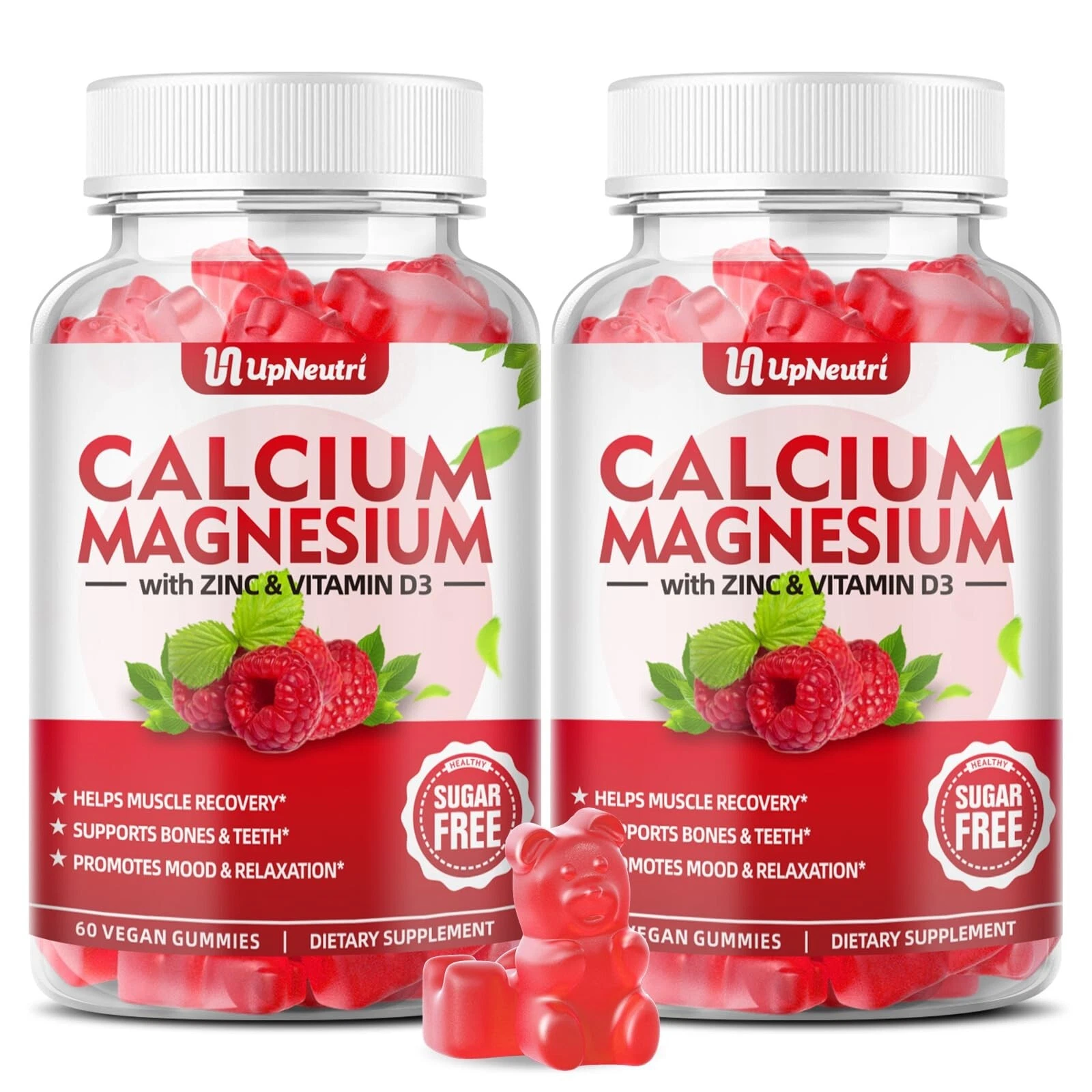 Calcium Magnesium Zinc with Vitamin D3 Gummies, Sugar Free Calcium ... Fast Ship