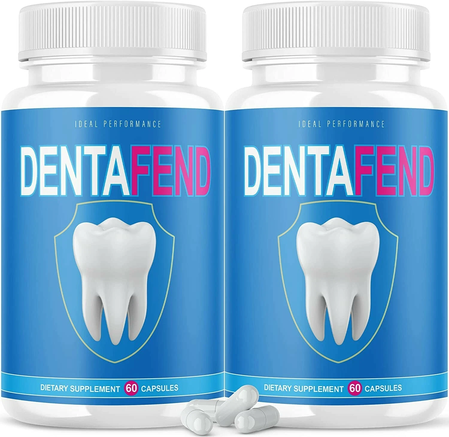 Dentafend for Teeth Supplement Dentafend Pill for Teeth 120 Capsules (2 Pack)