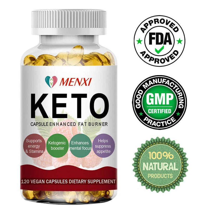 2000mg Keto BHB Capsules Weight Loss Fat Burner Supplement Keto Diet Softgels