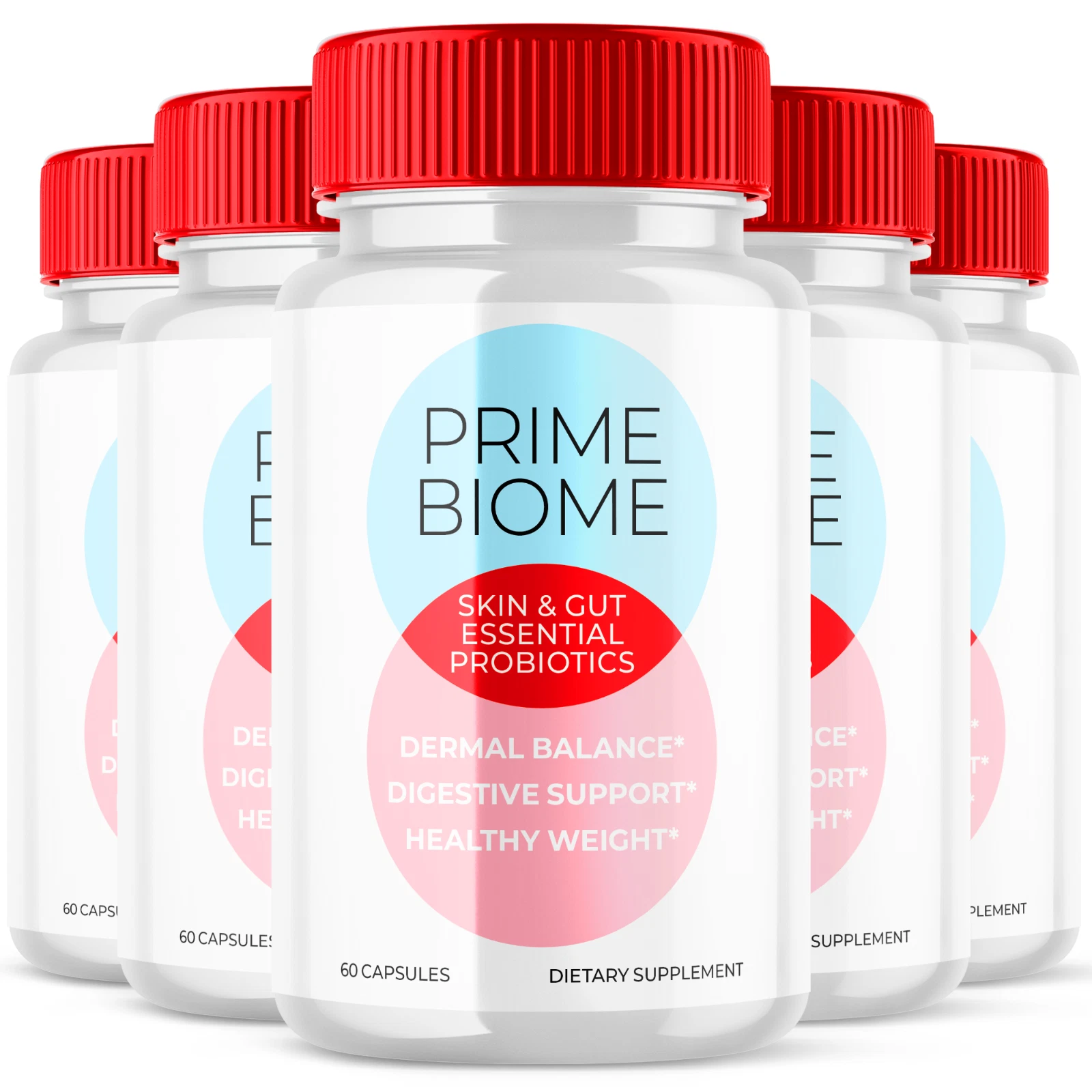 Prime Biome Probiotic Gut Health Formula Enhance Digestive Function 300 Capsules