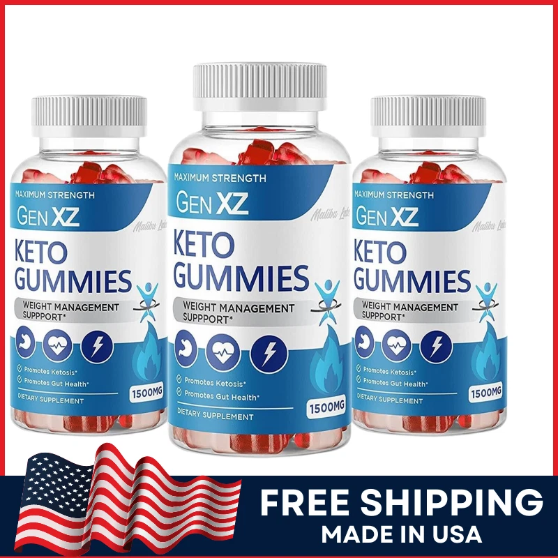 Gen XZ Keto ACV Gummies Apple Cider Vinegar 1500mg Weight Loss 90 Day Supply USA