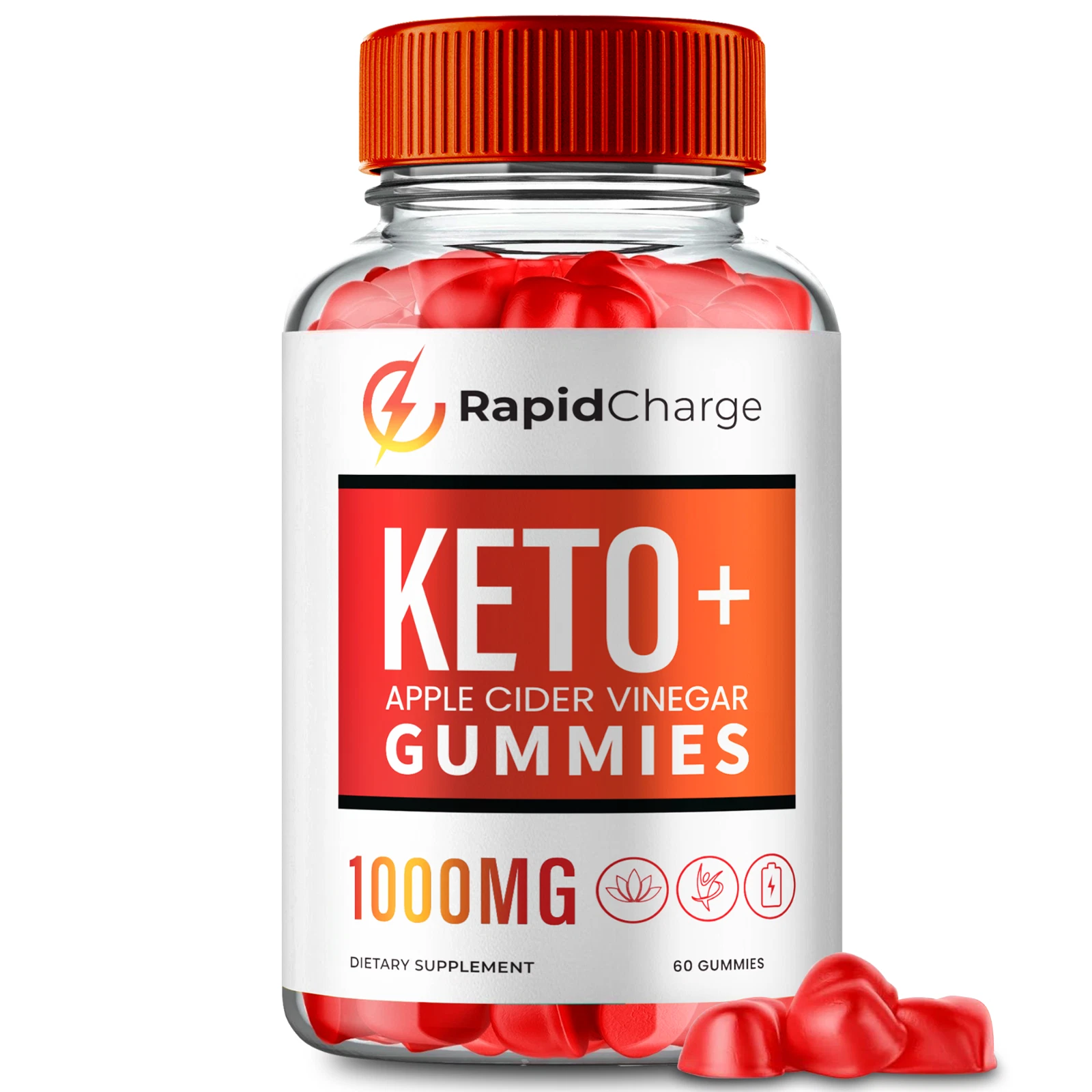 Rapid Charge Keto ACV Gummies for Advanced Weight Loss and Energy 60ct