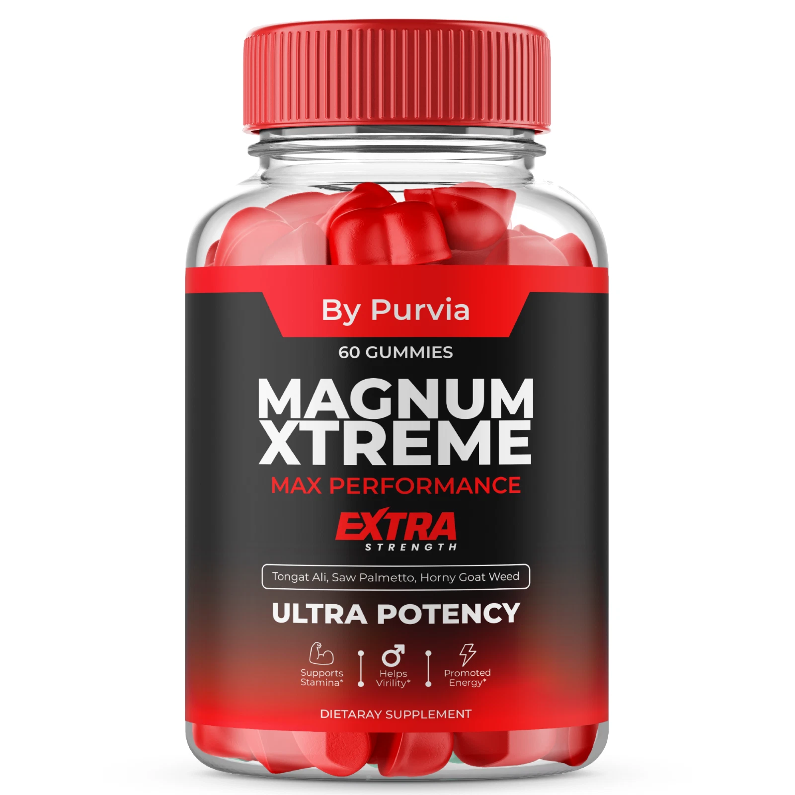Magnum Xtreme Gummies with Extra Strength Formula for Overall Wellness Support
