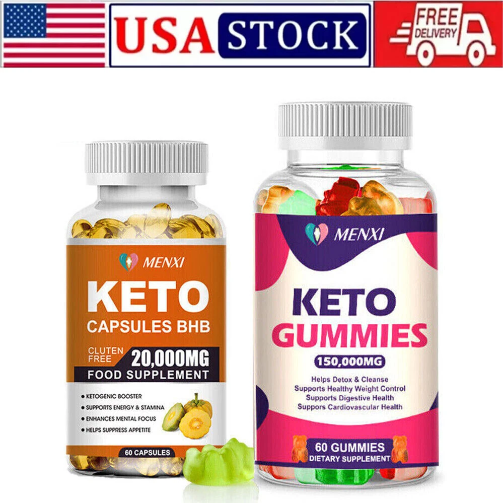 Keto ACV Gummies Keto BHB Weight Loss Capsules Fat Burner Suppressant Appetite
