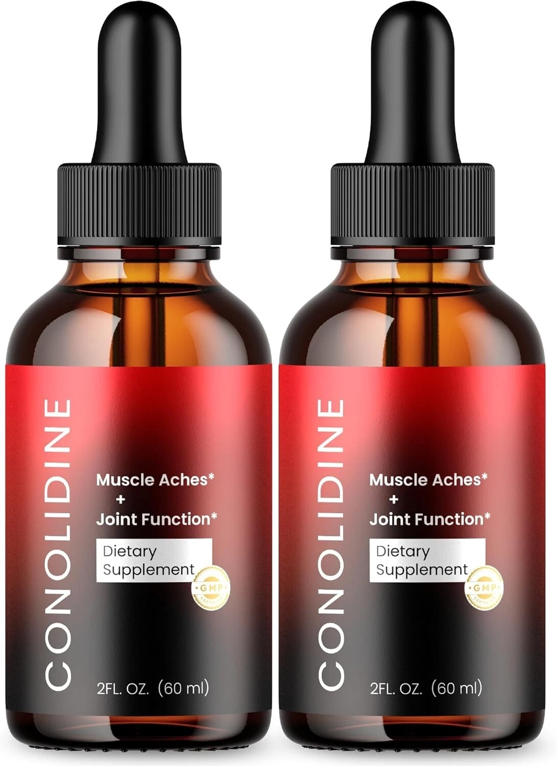 Conolidine Drops Muscle Aches Joint Function Dietary Supplement 120ml (2 Pack)