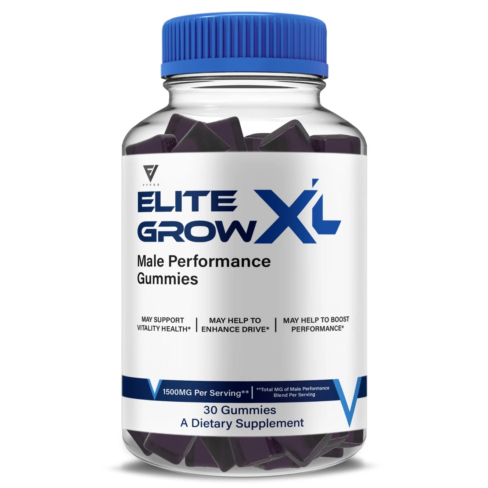 Elite Grow XL Gummies for Men EliteGrow XL Supplement (1 Month Supply)