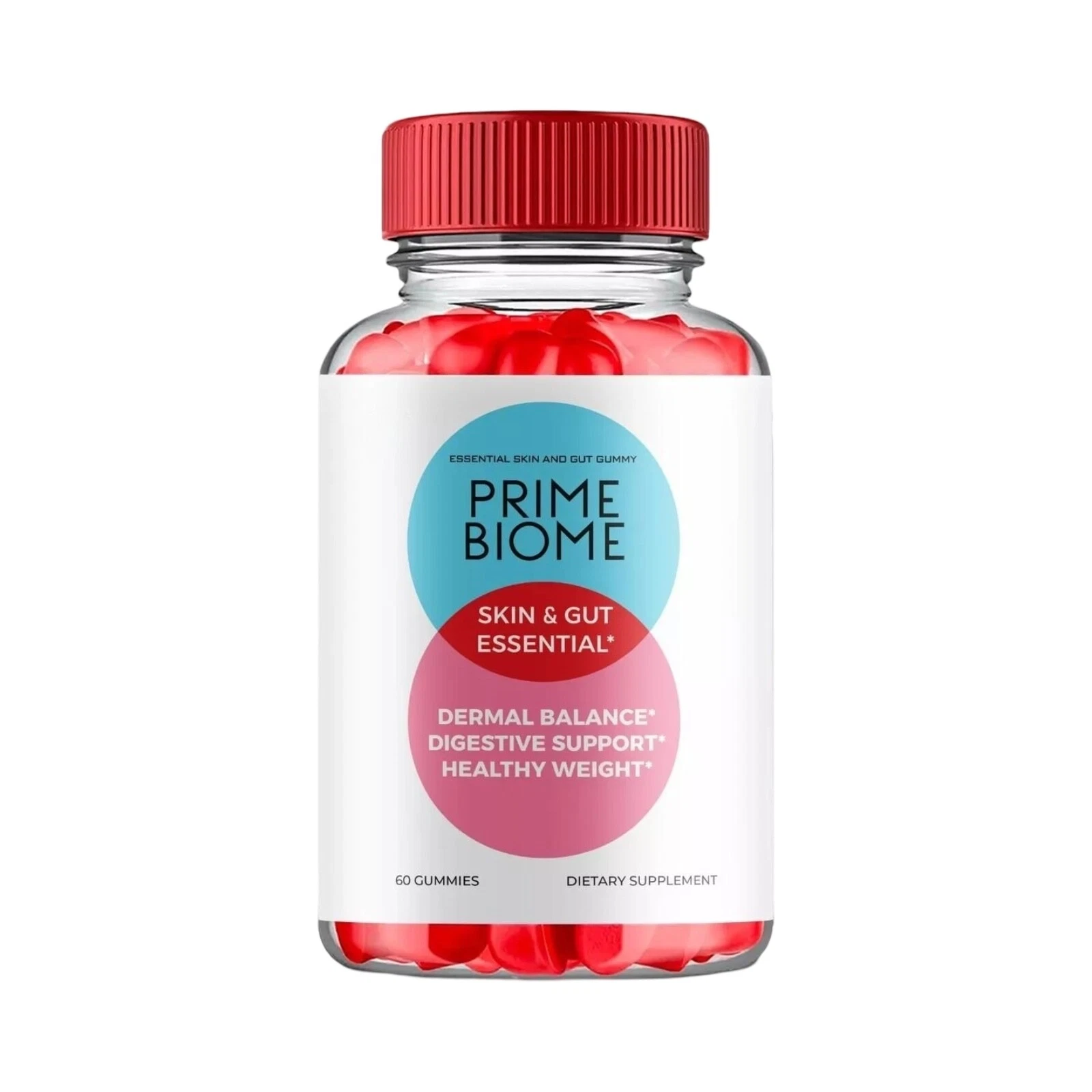 Prime Biome Gummies, PrimeBiome Keto ACV Weight Loss Gummies - 60 Gummies