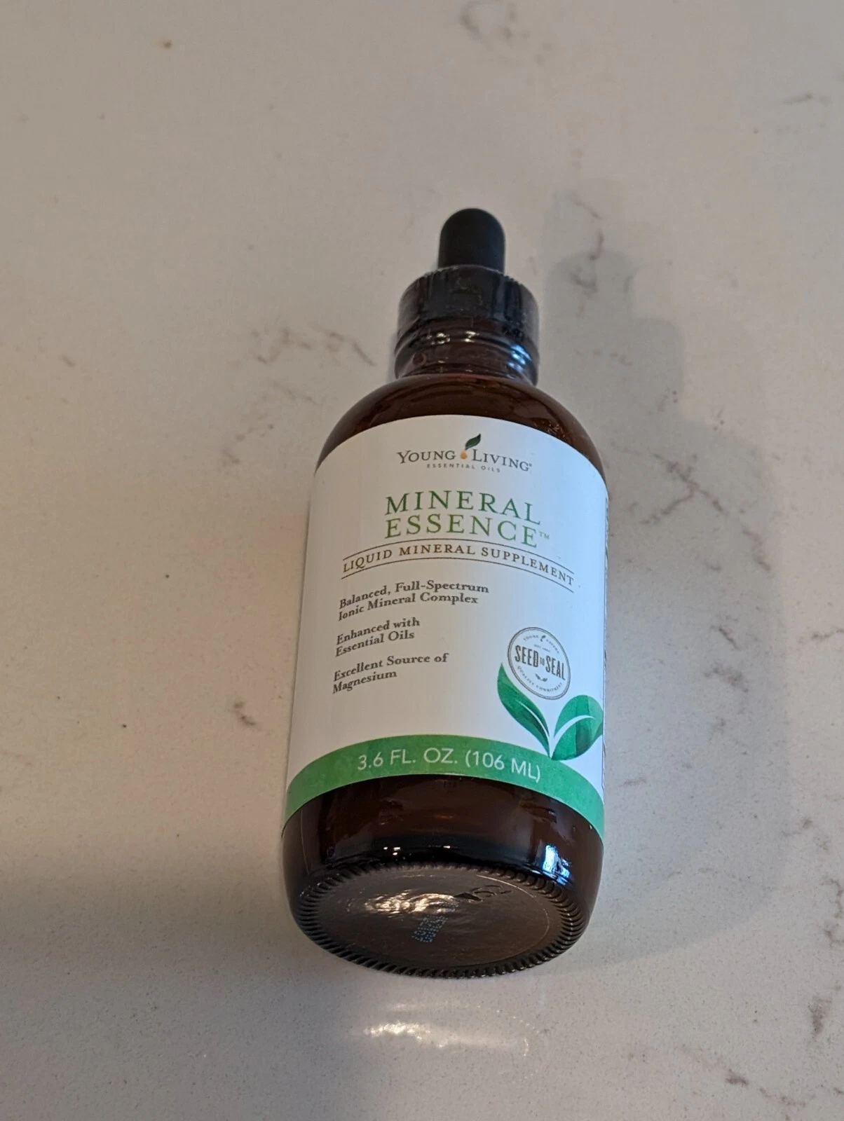 Young Living Mineral Essence liquid mineral supplement 3.6 fl oz New Sealed