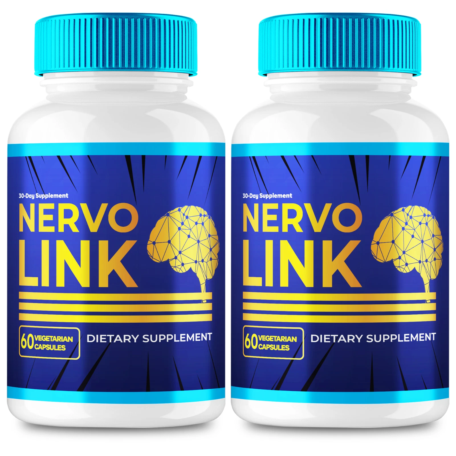 (2 Pack) Nervo Link Capsules to Support Nerve Health and Boost Energy Levels