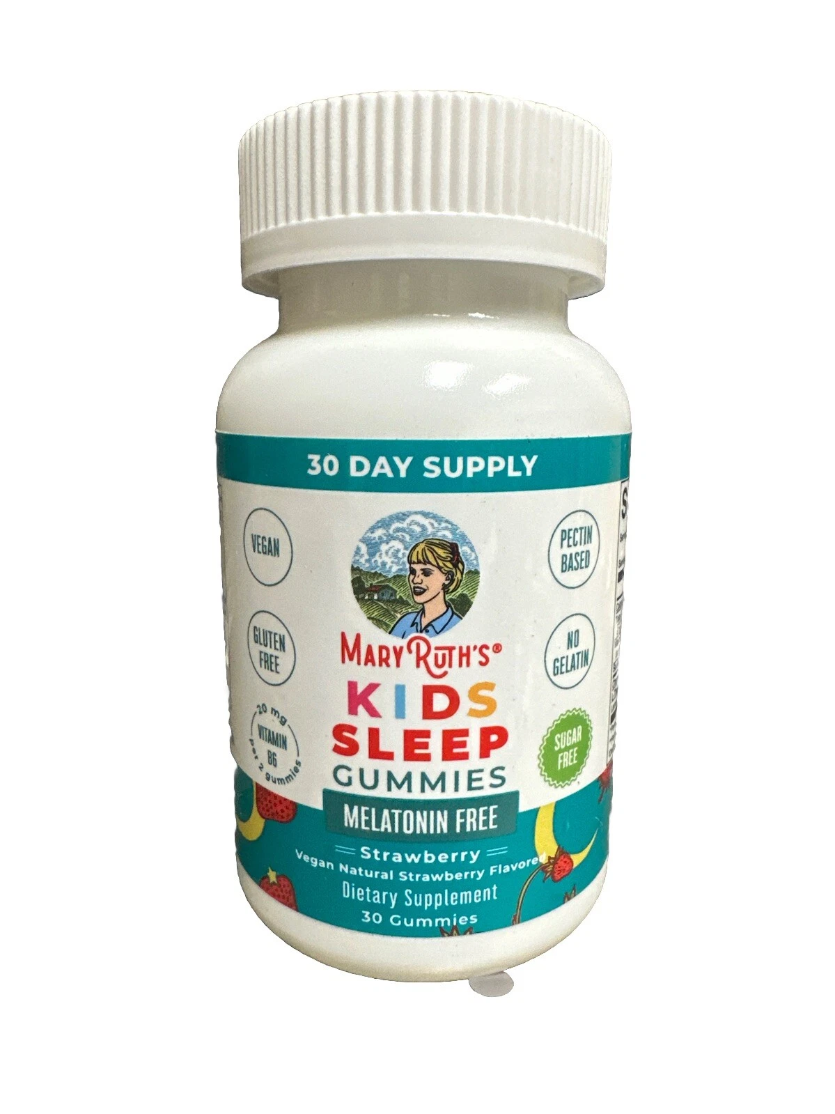 Mary Ruth's Kids Sleep Gummies Melatonin Free Strawberry - 60 Gummies