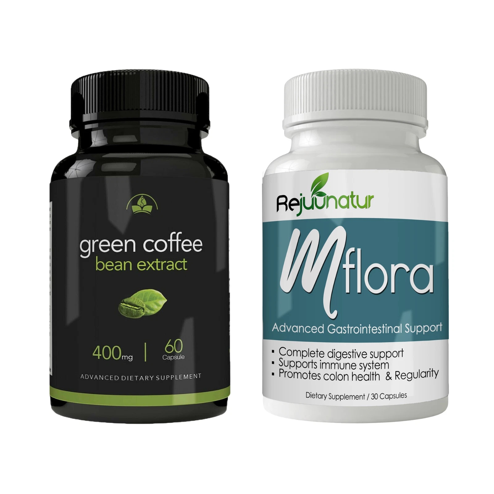 Green Coffee Bean Weight Loss Pill Mflora Probiotic Digestive Health Supplements
