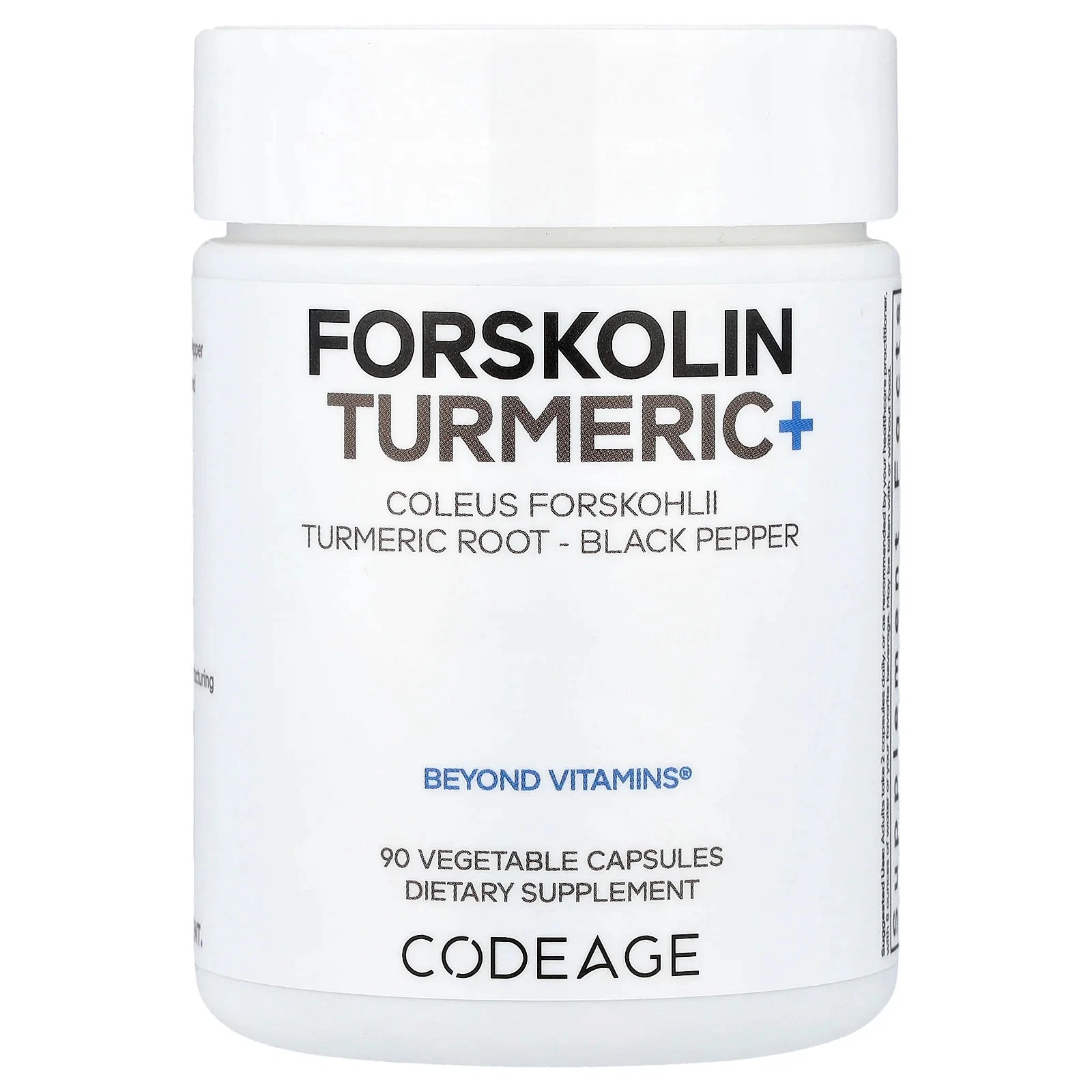 Forskolin Turmeric+, 90 Vegetable Capsules