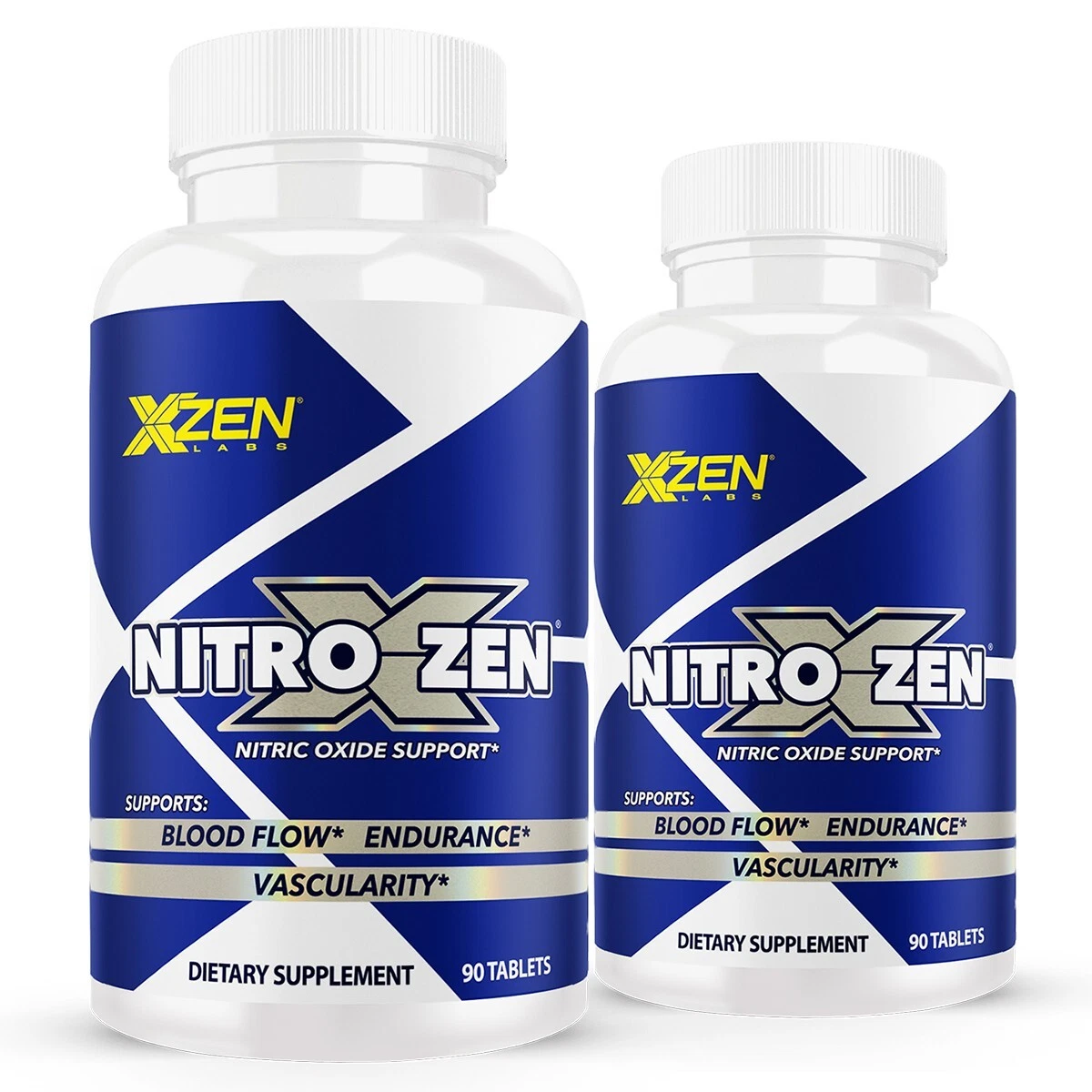 NITRIC OXIDE BOOSTER 2210mg Pre Workout Pump AAKG Citrulline Malate 2 Pack