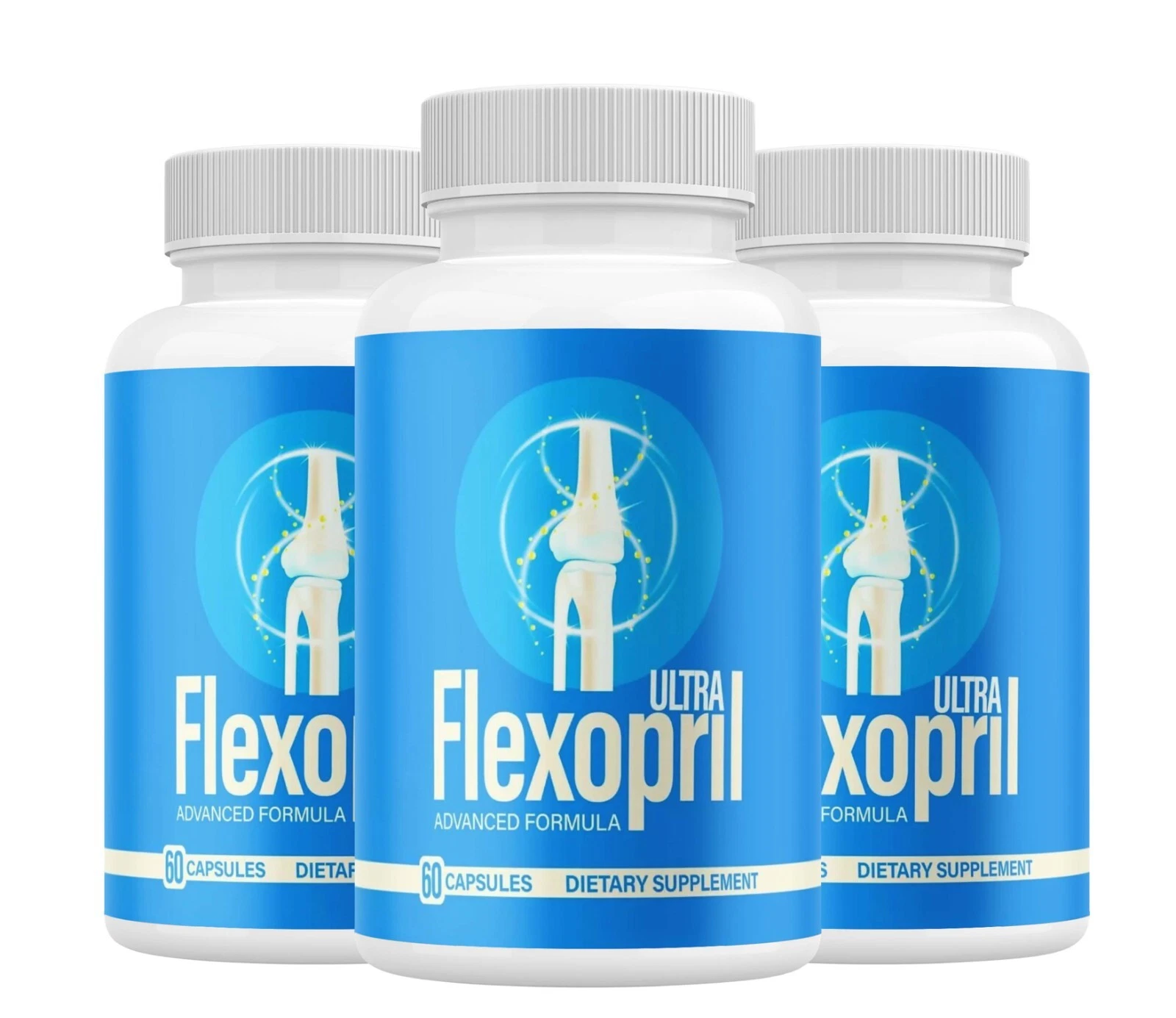 Flexopril Ultra Joint Capsules, Advanced Joint & Bone Relief Support (3 Pack)