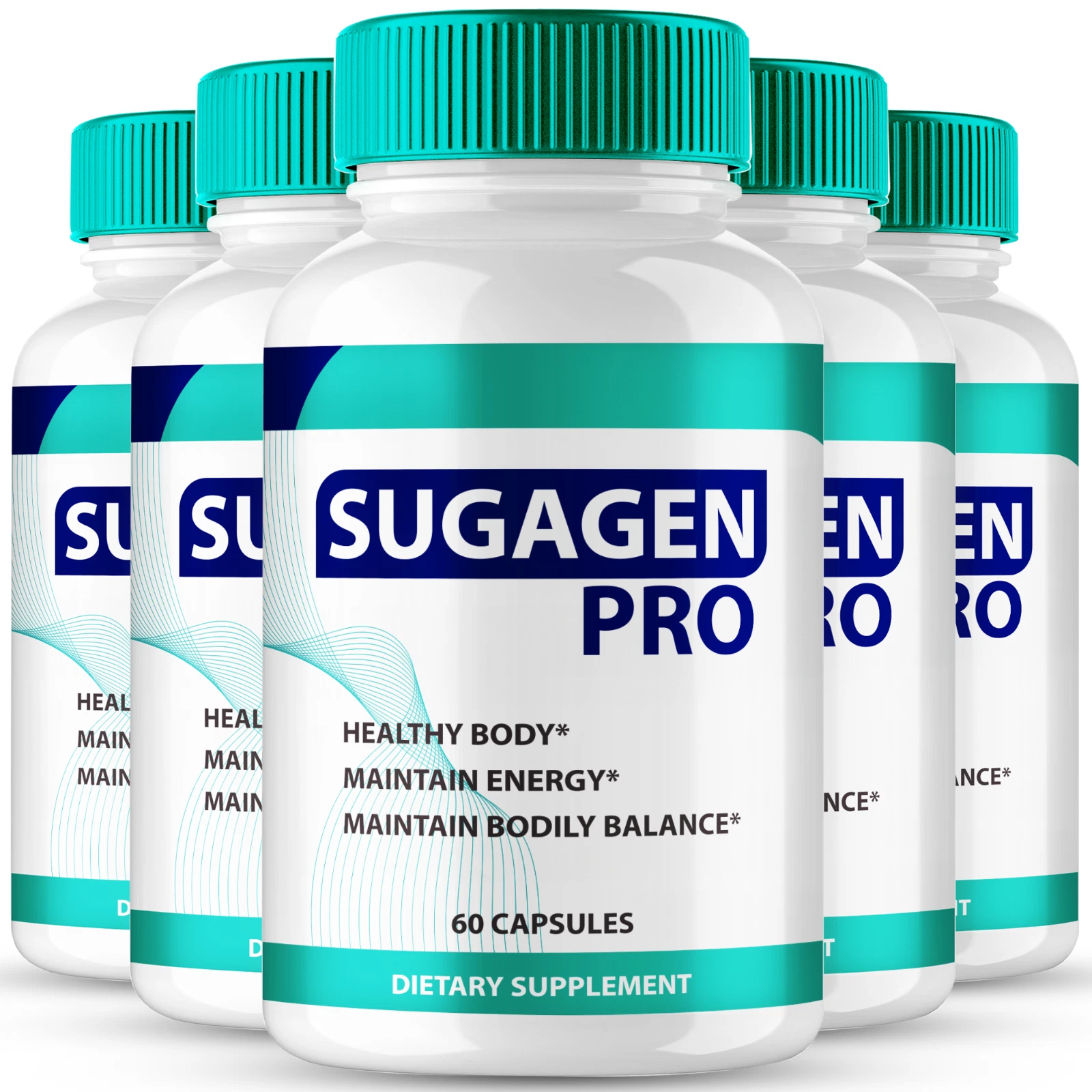 (5 Pack) SugaGen Pro Capsules, Advanced Formula for Blood Health Support Pills