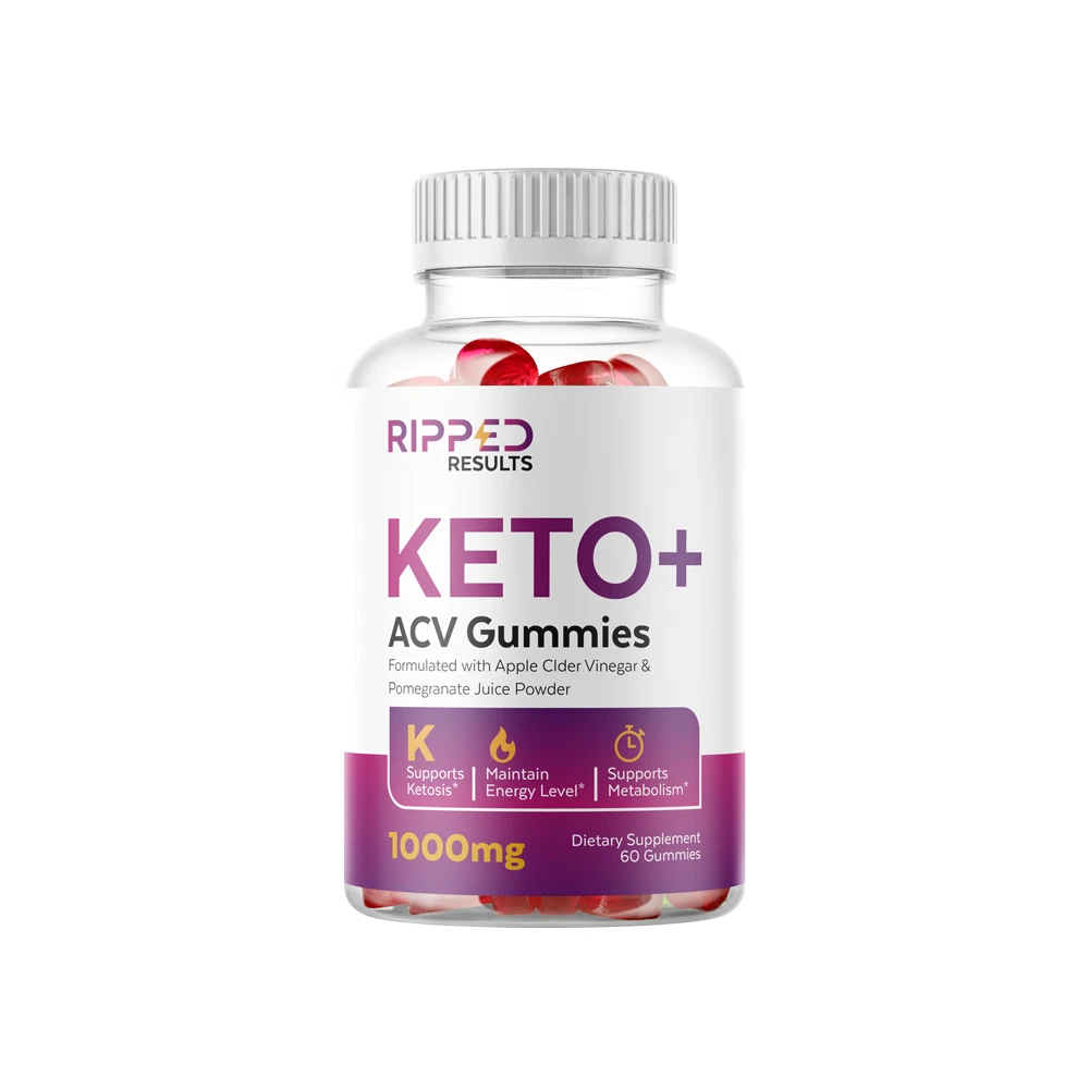 Ripped Results Keto ACV Gummies for Weight Loss and Appetite Suppression 2 Pack