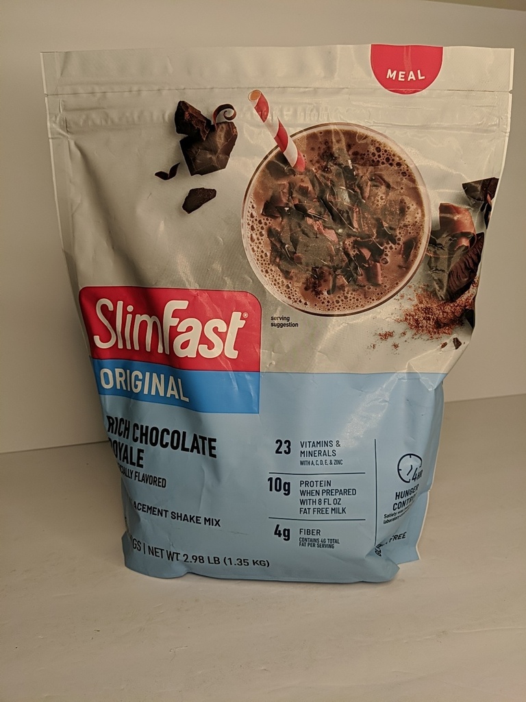 Slimfast Original Rich Chocolate Royale 2.98lb Meal Replacement Mix 1/25/2027