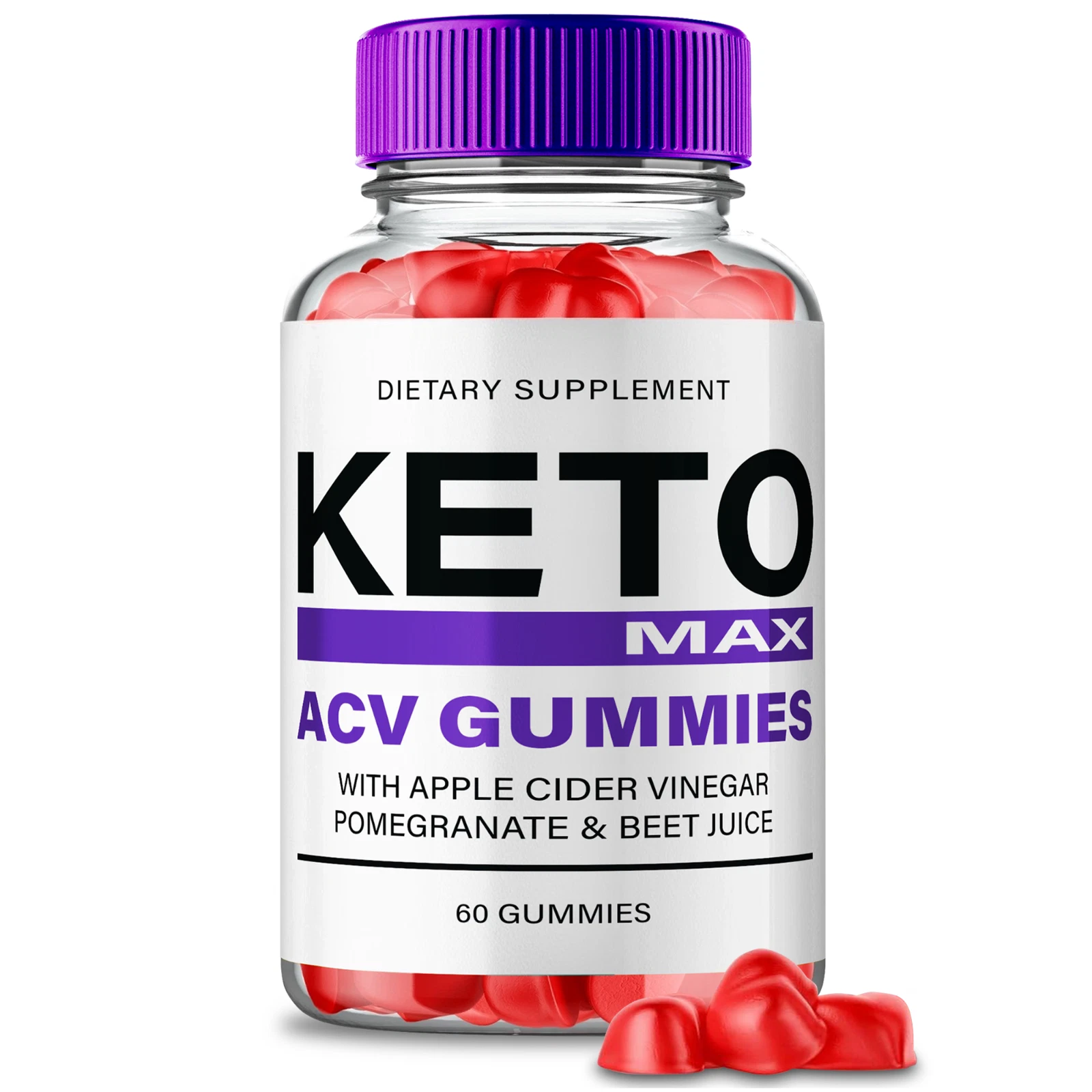 Keto Max ACV Gummies, Advanced KetoMax Weight Management ACV Gummy 60ct
