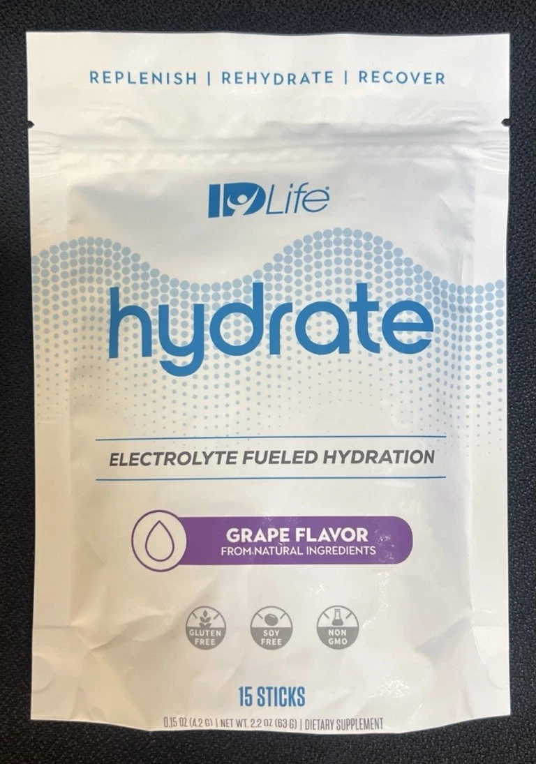 IDLife Slim+ Weight Management Supplement Grape Flavor 15 Sticks 7/2025