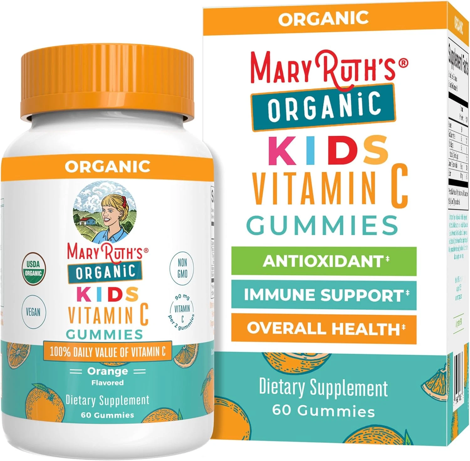 Maryruth'S Kids Vitamin C Gummies | Supplement for Immune Support & Overall H...