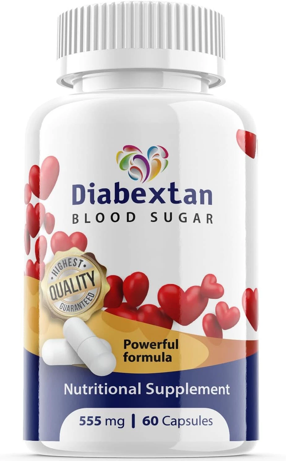 Diabextan Pills - Diabextan For Blood Pressure & Sugar Support ORIGINAL - 1 Pack