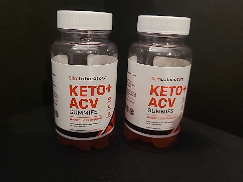 2 Slim Laboratory Keto + ACV Gummies, Advanced Weight Loss Support 30 COUNT EACH