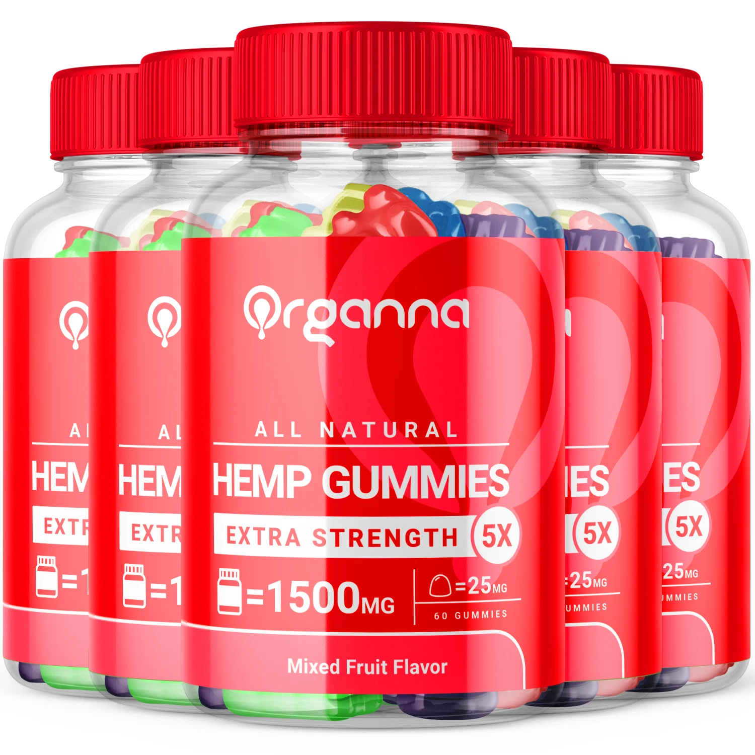 Organna Natural Formula Gummies Support Mind Relaxation and Sleep 300 Gummies