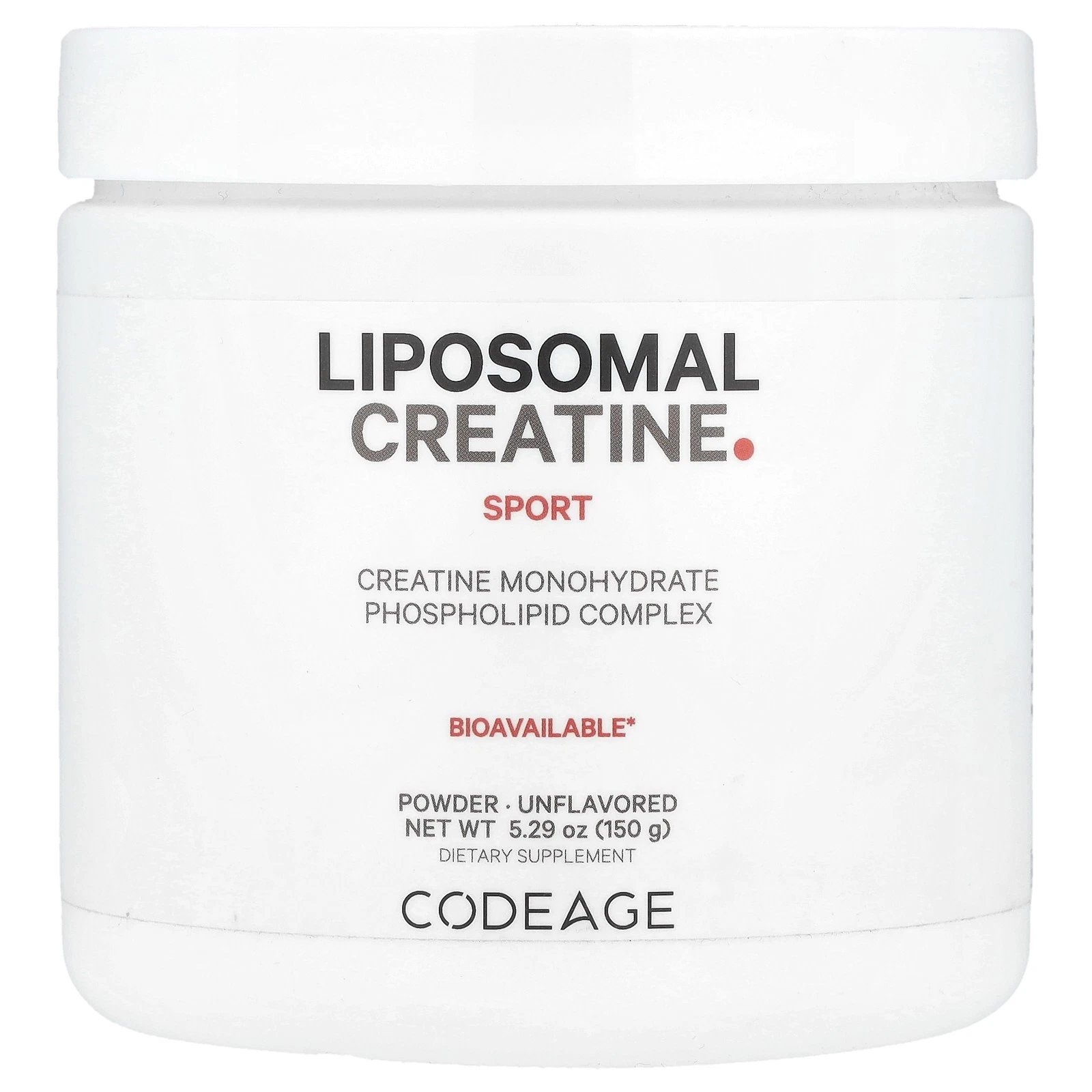 Sport, Liposomal Creatine Powder, Unflavored, 5.29 oz (150 g)