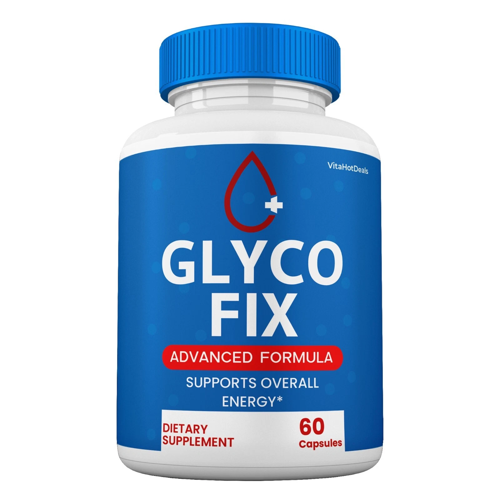 Glyco Fix Blood Support Pills, GlycoFix Glycogen Capsules Supplement (1 Pack)