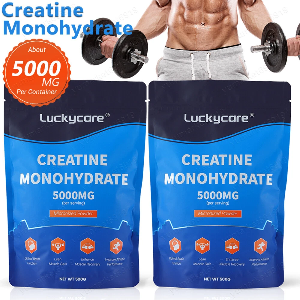 Creatine Monohydrate Powder Pure Creatine Micronized Unflavored Fitness Sports